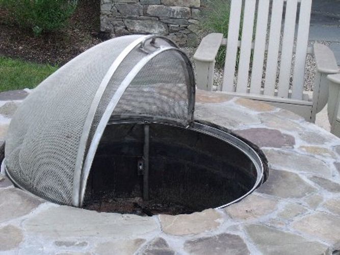 Higley Fire Pit LinersSpark ScreensMetal Covers Home